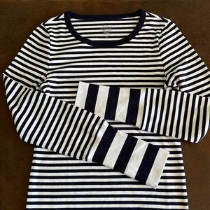J.Crew Stripe Long Sleeve Top
